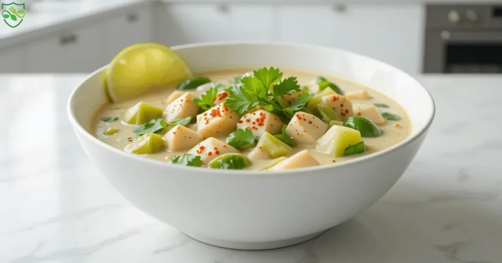 coconut lime fish soup